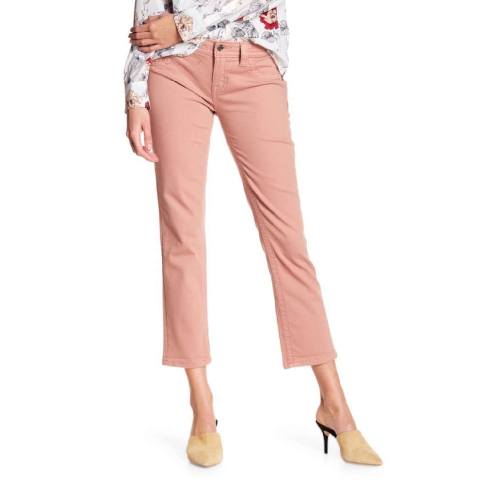 Miss Me Dusty Pink Cropped Jeans (26) NWT - Picture 2 of 8